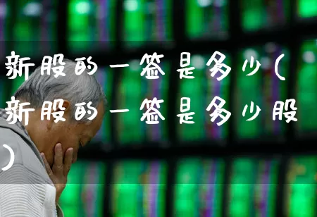 新股的一签是多少(新股的一签是多少股)_https://www.wanyuyiyao.com_北交所_第1张