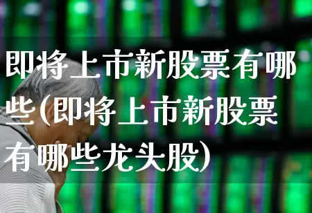 即将上市新股票有哪些(即将上市新股票有哪些龙头股)_https://www.wanyuyiyao.com_创业板_第1张