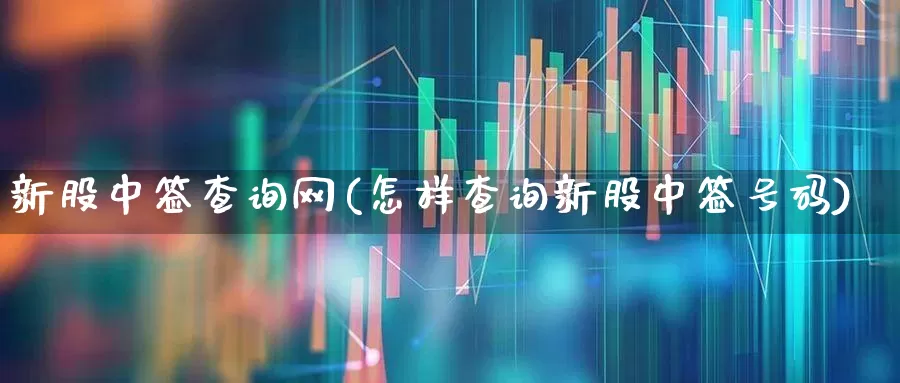新股中签查询网(怎样查询新股中签号码)_https://www.wanyuyiyao.com_创业板_第1张