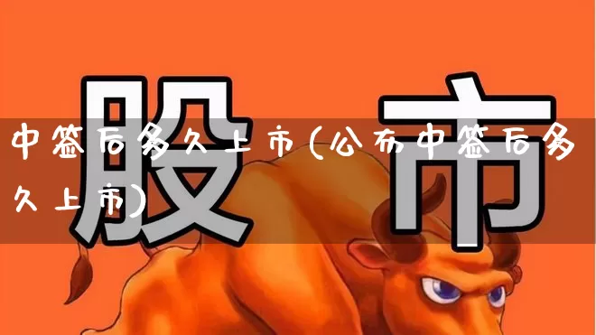 中签后多久上市(公布中签后多久上市)_https://www.wanyuyiyao.com_科创板_第1张