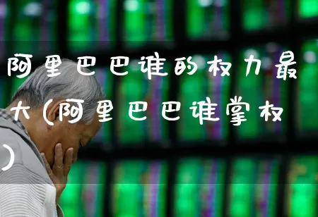 阿里巴巴谁的权力最大(阿里巴巴谁掌权)_https://www.wanyuyiyao.com_科创板_第1张