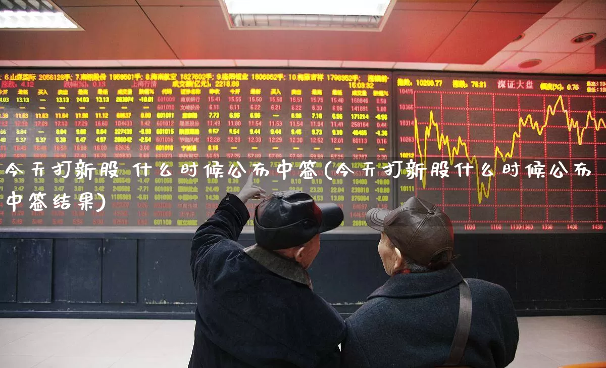 今天打新股 什么时候公布中签(今天打新股什么时候公布中签结果)_https://www.wanyuyiyao.com_科创板_第1张