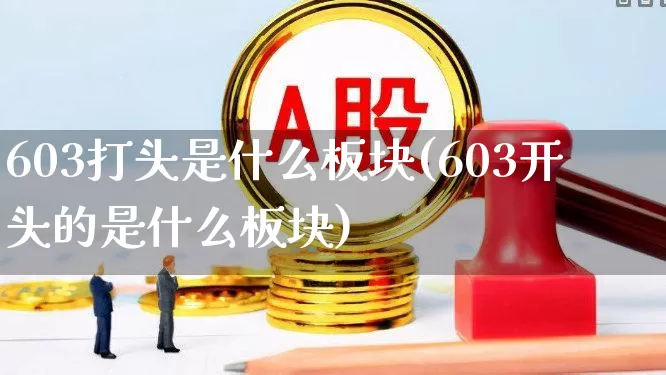 603打头是什么板块(603开头的是什么板块)_https://www.wanyuyiyao.com_创业板_第1张