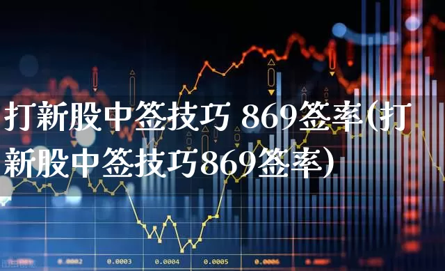 打新股中签技巧 869签率(打新股中签技巧869签率)_https://www.wanyuyiyao.com_上交所_第1张