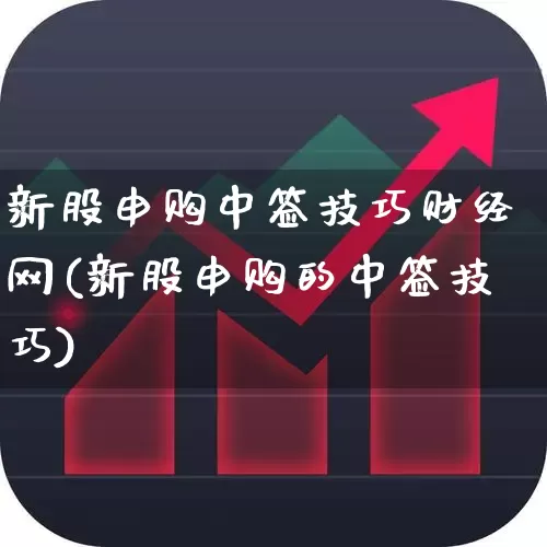 新股申购中签技巧财经网(新股申购的中签技巧)_https://www.wanyuyiyao.com_科创板_第1张