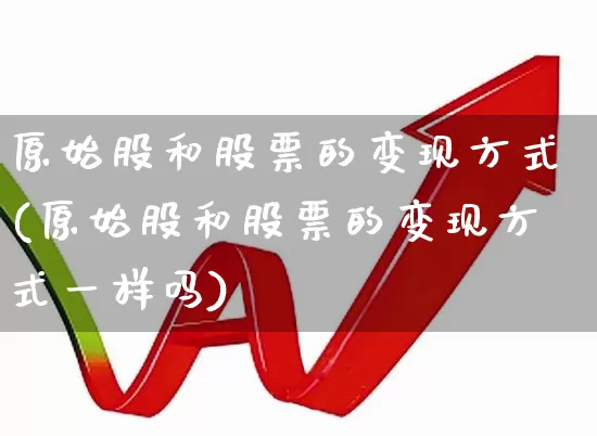 原始股和股票的变现方式(原始股和股票的变现方式一样吗)_https://www.wanyuyiyao.com_深交所_第1张