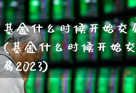 基金什么时候开始交易(基金什么时候开始交易2023)_https://www.wanyuyiyao.com_创业板_第1张