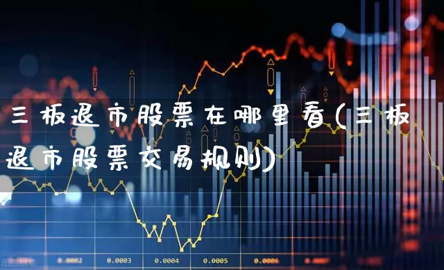 三板退市股票在哪里看(三板退市股票交易规则)_https://www.wanyuyiyao.com_北交所_第1张