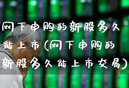 网下申购的新股多久能上市(网下申购的新股多久能上市交易)_https://www.wanyuyiyao.com_深交所_第1张