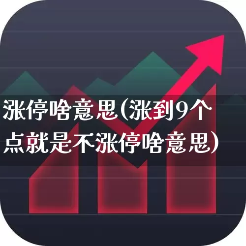 涨停啥意思(涨到9个点就是不涨停啥意思)_https://www.wanyuyiyao.com_上交所_第1张