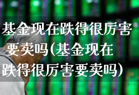 基金现在跌得很厉害 要卖吗(基金现在跌得很厉害要卖吗)_https://www.wanyuyiyao.com_北交所_第1张