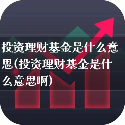 投资理财基金是什么意思(投资理财基金是什么意思啊)_https://www.wanyuyiyao.com_科创板_第1张