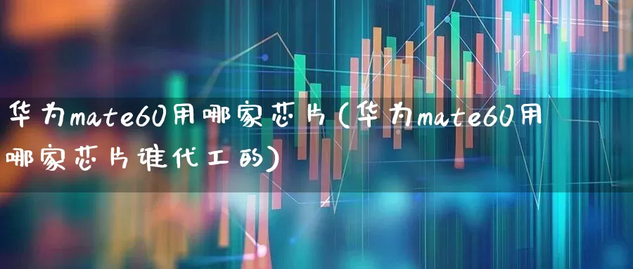 华为mate60用哪家芯片(华为mate60用哪家芯片谁代工的)_https://www.wanyuyiyao.com_科创板_第1张