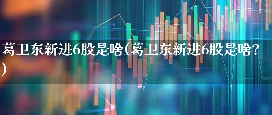 葛卫东新进6股是啥(葛卫东新进6股是啥?)_https://www.wanyuyiyao.com_深交所_第1张