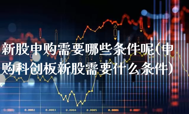 新股申购需要哪些条件呢(申购科创板新股需要什么条件)_https://www.wanyuyiyao.com_科创板_第1张