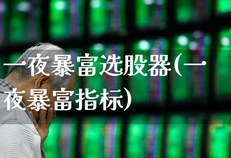 一夜暴富选股器(一夜暴富指标)_https://www.wanyuyiyao.com_科创板_第1张