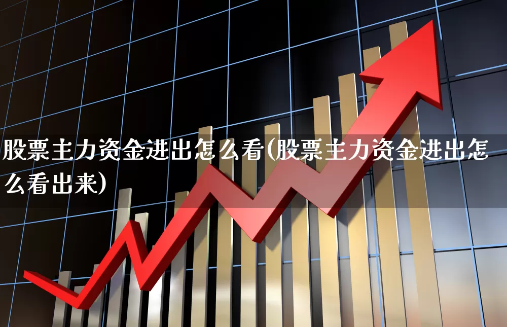 股票主力资金进出怎么看(股票主力资金进出怎么看出来)_https://www.wanyuyiyao.com_创业板_第1张