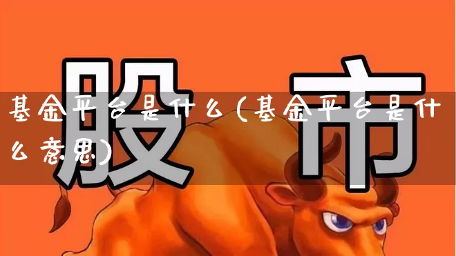 基金平台是什么(基金平台是什么意思)_https://www.wanyuyiyao.com_科创板_第1张