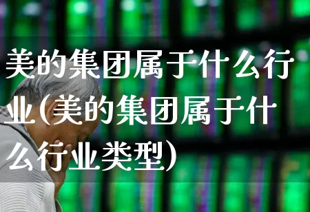 美的集团属于什么行业(美的集团属于什么行业类型)_https://www.wanyuyiyao.com_北交所_第1张