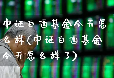 中证白酒基金今天怎么样(中证白酒基金今天怎么样了)_https://www.wanyuyiyao.com_北交所_第1张
