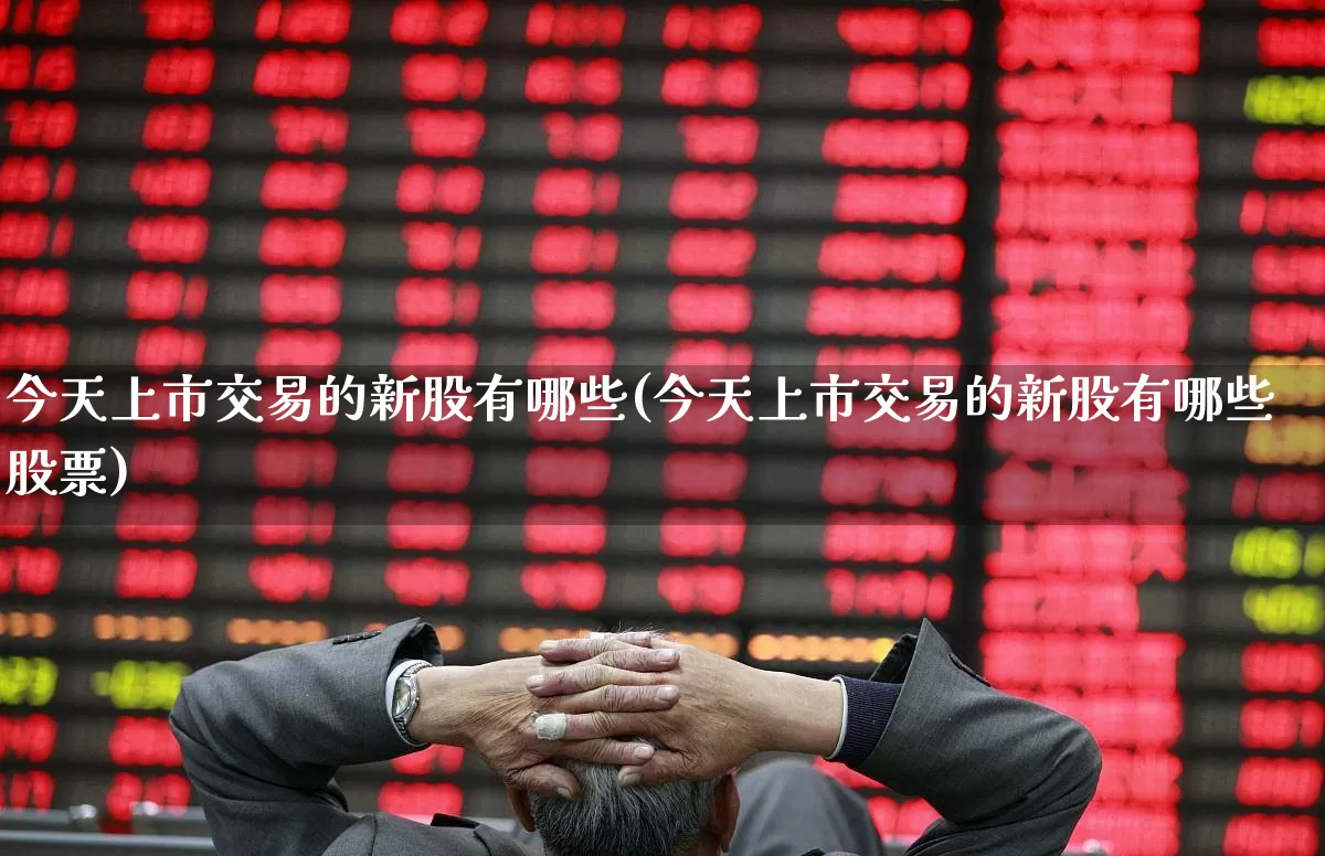 今天上市交易的新股有哪些(今天上市交易的新股有哪些股票)_https://www.wanyuyiyao.com_北交所_第1张