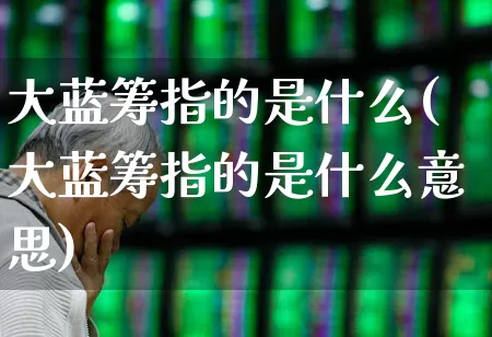大蓝筹指的是什么(大蓝筹指的是什么意思)_https://www.wanyuyiyao.com_创业板_第1张