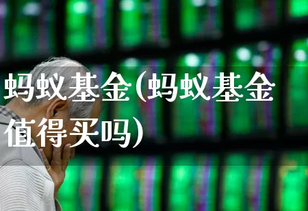 蚂蚁基金(蚂蚁基金值得买吗)_https://www.wanyuyiyao.com_深交所_第1张