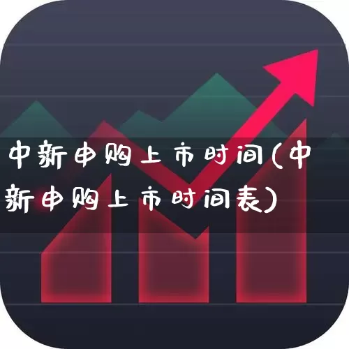 中新申购上市时间(中新申购上市时间表)_https://www.wanyuyiyao.com_创业板_第1张