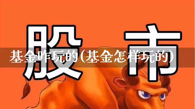 基金咋玩的(基金怎样玩的)_https://www.wanyuyiyao.com_上交所_第1张