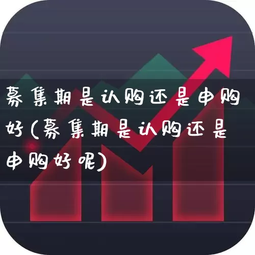 募集期是认购还是申购好(募集期是认购还是申购好呢)_https://www.wanyuyiyao.com_创业板_第1张