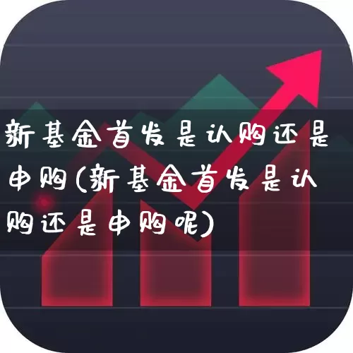 新基金首发是认购还是申购(新基金首发是认购还是申购呢)_https://www.wanyuyiyao.com_深交所_第1张