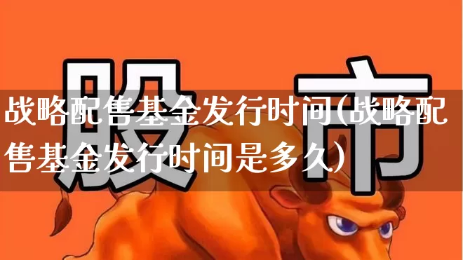战略配售基金发行时间(战略配售基金发行时间是多久)_https://www.wanyuyiyao.com_深交所_第1张