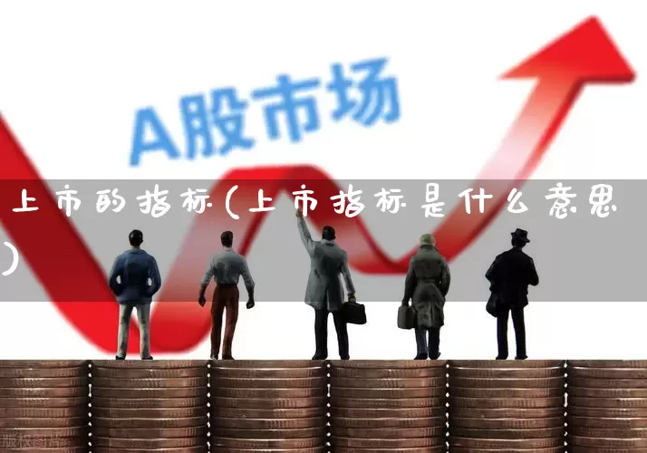 上市的指标(上市指标是什么意思)_https://www.wanyuyiyao.com_上交所_第1张