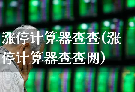 涨停计算器查查(涨停计算器查查网)_https://www.wanyuyiyao.com_创业板_第1张