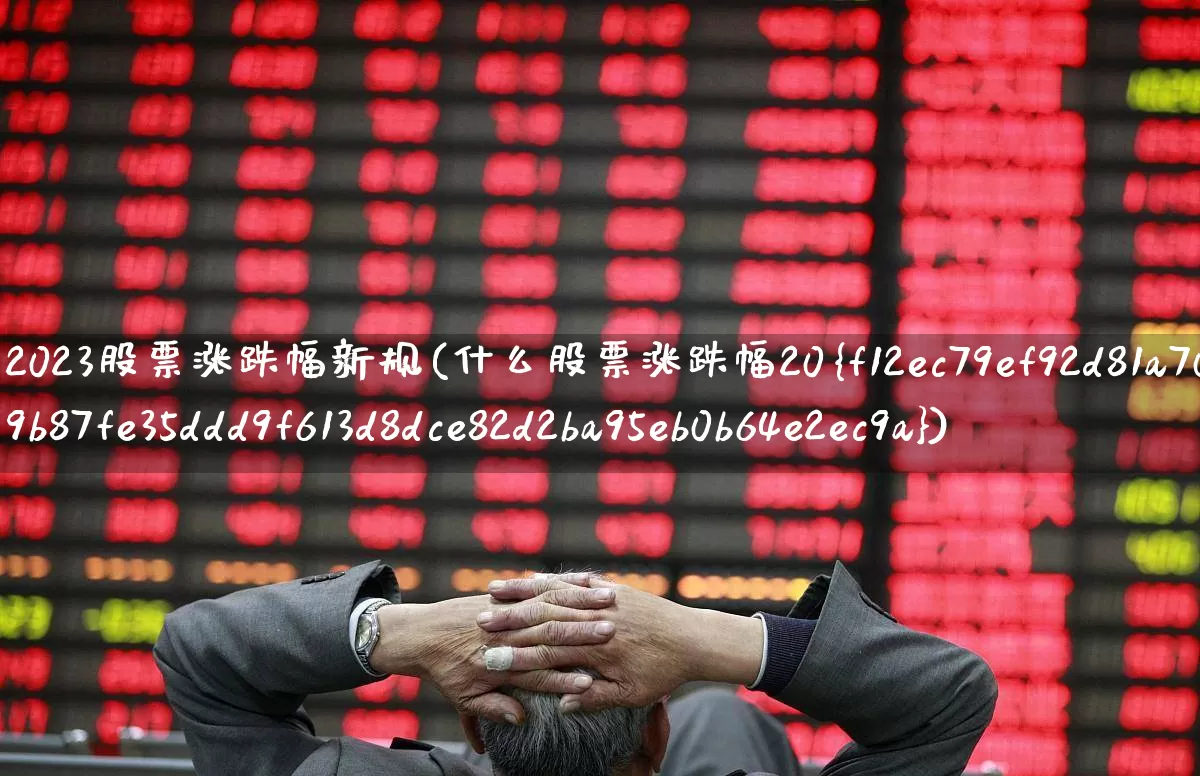 2023股票涨跌幅新规(什么股票涨跌幅20%)_https://www.wanyuyiyao.com_深交所_第1张