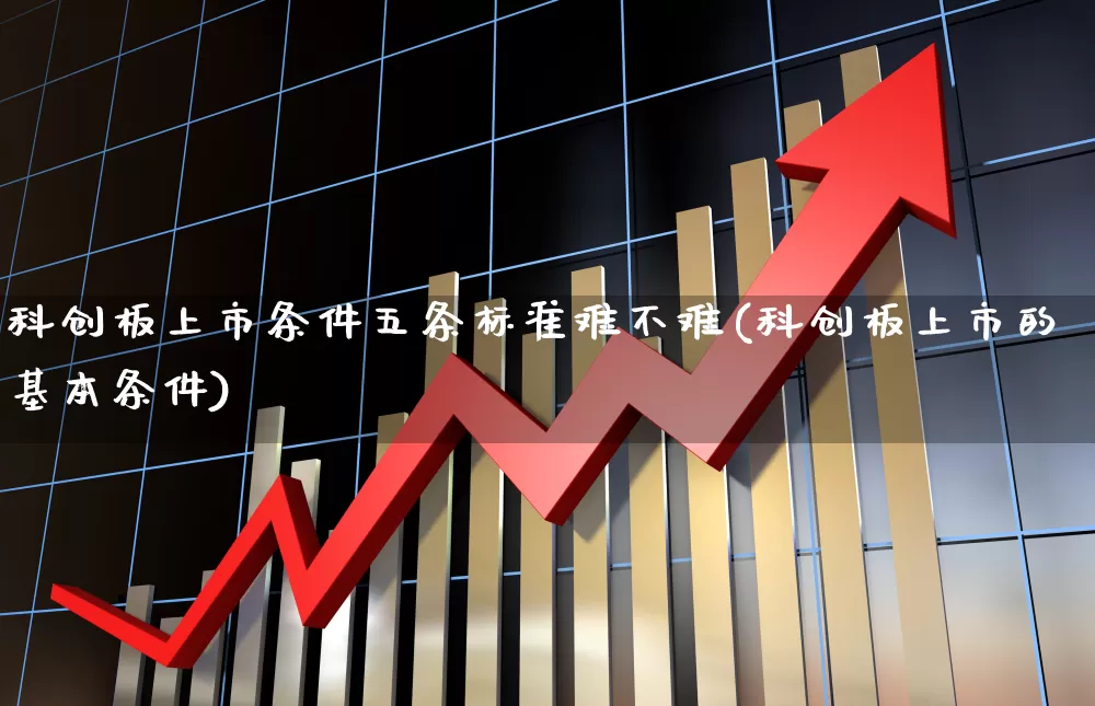 科创板上市条件五条标准难不难(科创板上市的基本条件)_https://www.wanyuyiyao.com_北交所_第1张