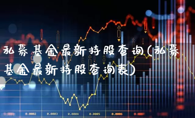 私募基金最新持股查询(私募基金最新持股查询表)_https://www.wanyuyiyao.com_深交所_第1张