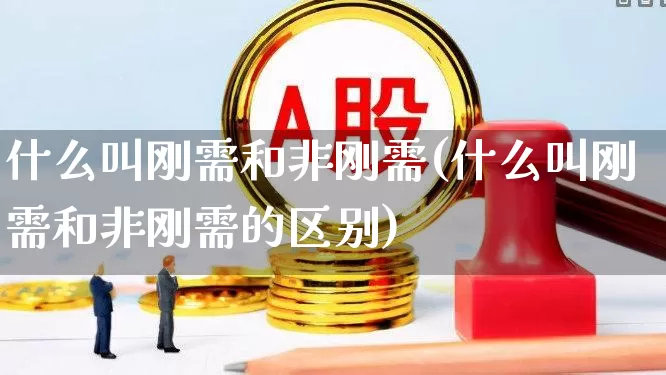 什么叫刚需和非刚需(什么叫刚需和非刚需的区别)_https://www.wanyuyiyao.com_创业板_第1张