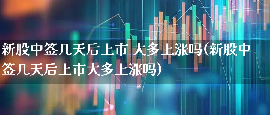 新股中签几天后上市 大多上涨吗(新股中签几天后上市大多上涨吗)_https://www.wanyuyiyao.com_北交所_第1张