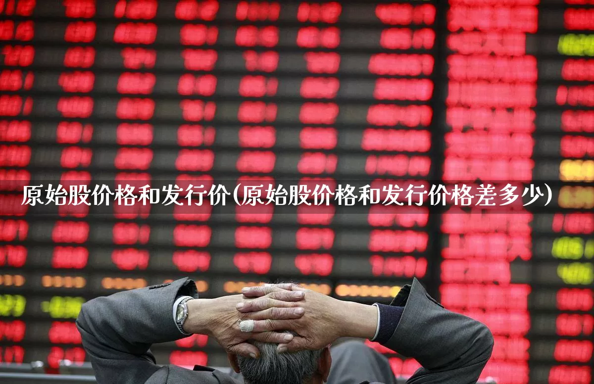 原始股价格和发行价(原始股价格和发行价格差多少)_https://www.wanyuyiyao.com_深交所_第1张